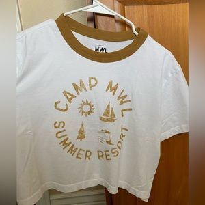 Cropped camp madewell shirt